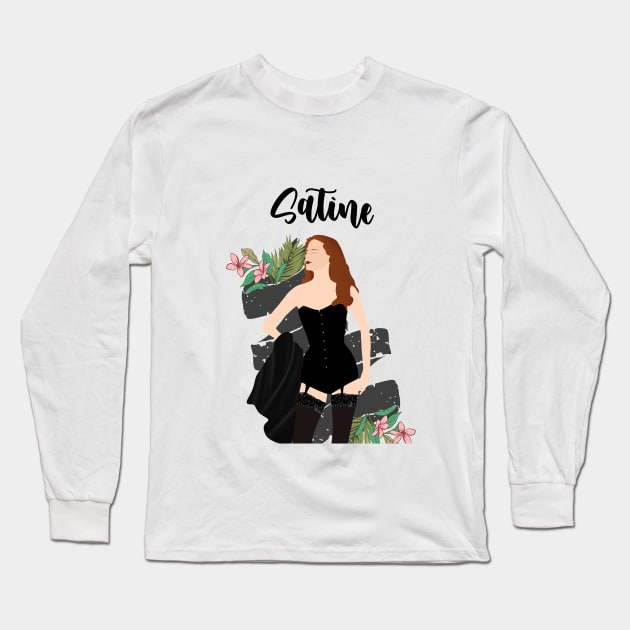 satine Long Sleeve T-Shirt by aluap1006